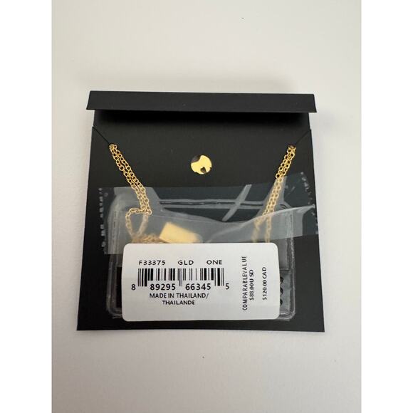 Coach Horse And Carriage Double Chain Gold Necklace NWT - Picture 6 of 6